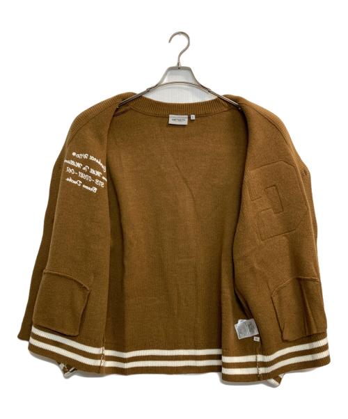 CarHartt（カーハート）CarHartt (カーハート) ニットカーディガン ベージュ サイズ:Ⅼの古着・服飾アイテム