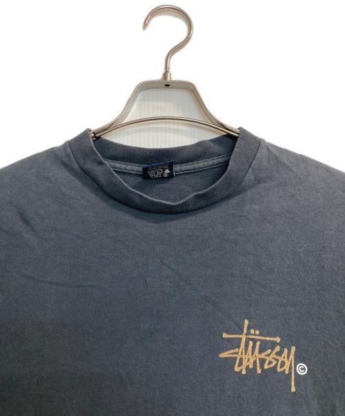 stussy（ステューシー）stussy (ステューシー) ロゴTシャツ ブラック サイズ:Mの古着・服飾アイテム
