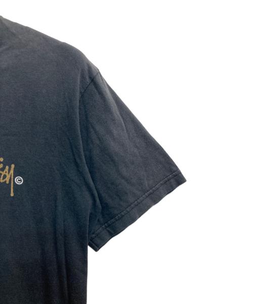 stussy（ステューシー）stussy (ステューシー) ロゴTシャツ ブラック サイズ:Mの古着・服飾アイテム
