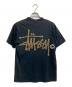 stussy (ステューシー) ロゴTシャツ ブラック サイズ:M：6000円