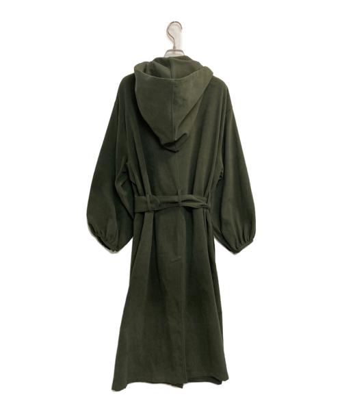 la belle etude（ラベルエチュード）la belle etude (ラベルエチュード) フーデッドコート グリーン サイズ:Ｆの古着・服飾アイテム