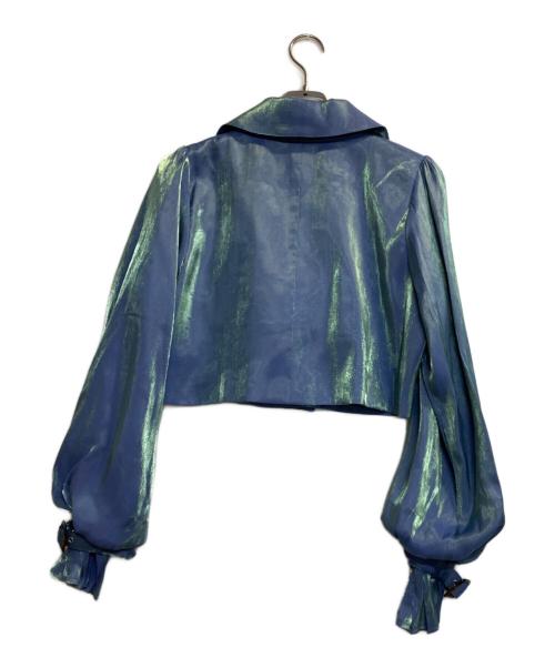 la belle etude（ラベルエチュード）la belle Etude (ラベルエチュード) ジャケットセットワンピース ブルー サイズ:FREEの古着・服飾アイテム