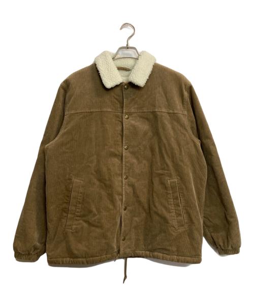 BEAMS（ビームス）BEAMS (ビームス) 中綿コーデュロイジャケット ベージュ サイズ:Lの古着・服飾アイテム