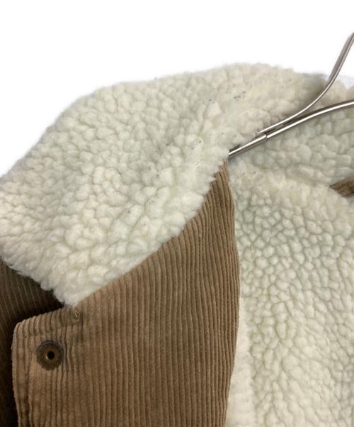 BEAMS（ビームス）BEAMS (ビームス) 中綿コーデュロイジャケット ベージュ サイズ:Lの古着・服飾アイテム