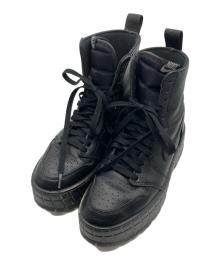 NIKE（ナイキ）の古着「AIR JORDAN 1 BROOKLYN BLACK/FLAT PEWTER-BLACK」｜ブラック