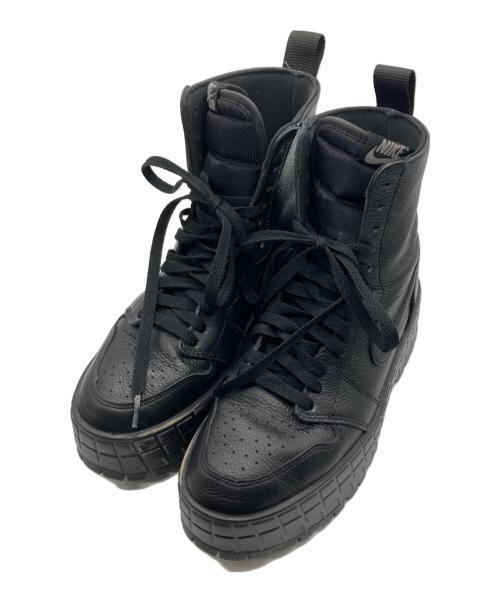 NIKE（ナイキ）NIKE (ナイキ) AIR JORDAN 1 BROOKLYN BLACK/FLAT PEWTER-BLACK ブラック サイズ:US7の古着・服飾アイテム