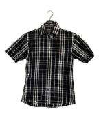 BURBERRY BLACK LABELバーバリーブラックレーベル）の古着「モノグラムシャツ」｜ホワイト