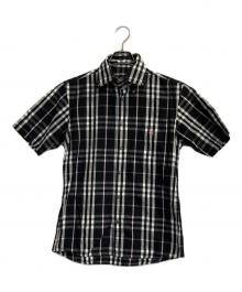 BURBERRY BLACK LABEL（バーバリーブラックレーベル）の古着「モノグラムシャツ」｜ホワイト