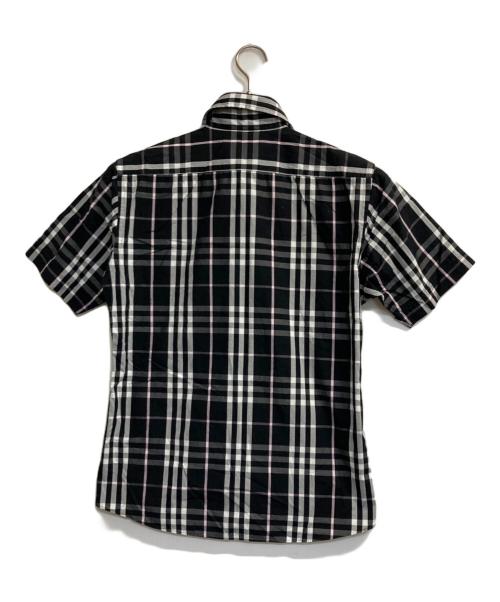 BURBERRY BLACK LABEL（バーバリーブラックレーベル）BURBERRY BLACK LABEL (バーバリーブラックレーベル) モノグラムシャツ ホワイト サイズ:2の古着・服飾アイテム