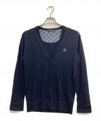 BURBERRY BLACK LABELバーバリーブラックレーベル）の古着「カーディガン」｜ネイビー