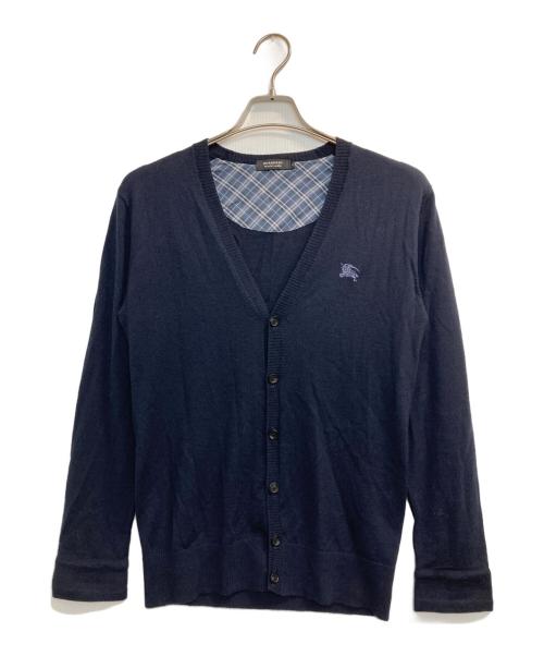 BURBERRY BLACK LABEL（バーバリーブラックレーベル）BURBERRY BLACK LABEL (バーバリーブラックレーベル) カーディガン ネイビー サイズ:2の古着・服飾アイテム