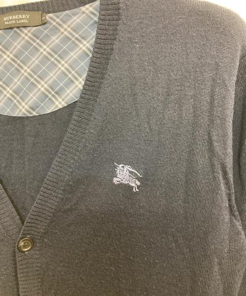 BURBERRY BLACK LABEL（バーバリーブラックレーベル）BURBERRY BLACK LABEL (バーバリーブラックレーベル) カーディガン ネイビー サイズ:2の古着・服飾アイテム