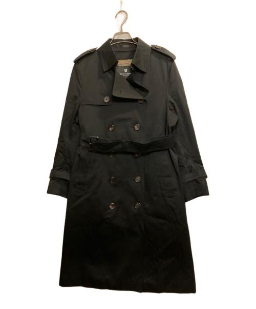 BLACK LABEL CRESTBRIDGE（ブラックレーベル クレストブリッジ）BLACK LABEL CRESTBRIDGE (ブラックレーベル クレストブリッジ) 中綿チェックライナー付トレンチコート ブラック サイズ:Sの古着・服飾アイテム