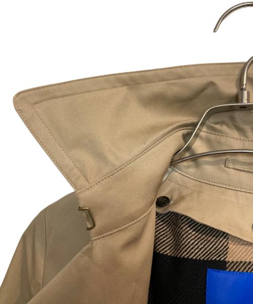 BLUE LABEL CRESTBRIDGE（ブルーレーベルクレストブリッジ）BLUE LABEL CRESTBRIDGE (ブルーレーベルクレストブリッジ) チェックライナー付トレンチコート ベージュ サイズ:38の古着・服飾アイテム