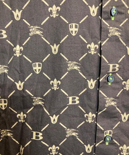 BURBERRY BLACK LABEL（バーバリーブラックレーベル）BURBERRY BLACK LABEL (バーバリーブラックレーベル) 総柄シャツ ブラウン サイズ:3の古着・服飾アイテム