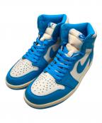 NIKEナイキ）の古着「AIR JORDAN 1 HI OG UNC / エアジョーダン」｜ホワイト×ブルー
