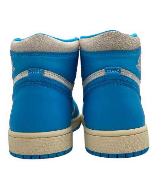 NIKE（ナイキ）NIKE (ナイキ) AIR JORDAN 1 HI OG UNC / エアジョーダン ホワイト×ブルー サイズ:27の古着・服飾アイテム