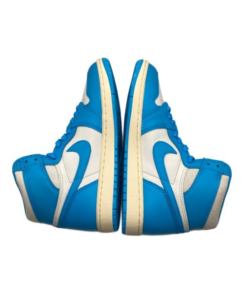 NIKE（ナイキ）NIKE (ナイキ) AIR JORDAN 1 HI OG UNC / エアジョーダン ホワイト×ブルー サイズ:27の古着・服飾アイテム