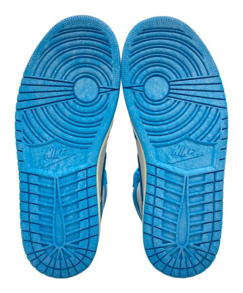 NIKE（ナイキ）NIKE (ナイキ) AIR JORDAN 1 HI OG UNC / エアジョーダン ホワイト×ブルー サイズ:27の古着・服飾アイテム