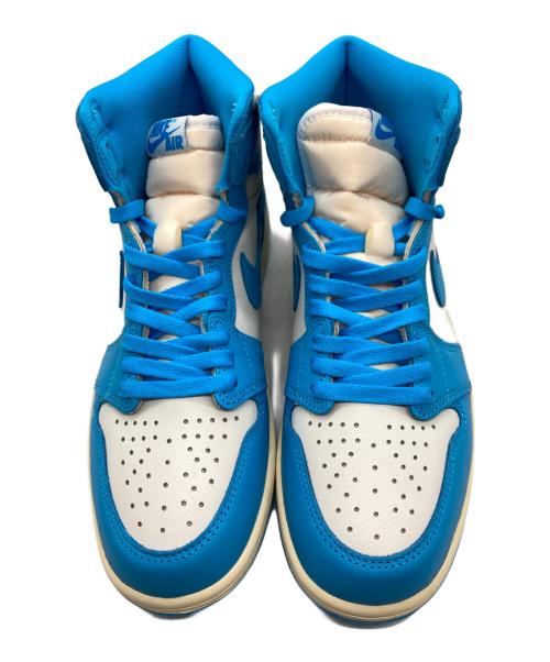 NIKE（ナイキ）NIKE (ナイキ) AIR JORDAN 1 HI OG UNC / エアジョーダン ホワイト×ブルー サイズ:27の古着・服飾アイテム