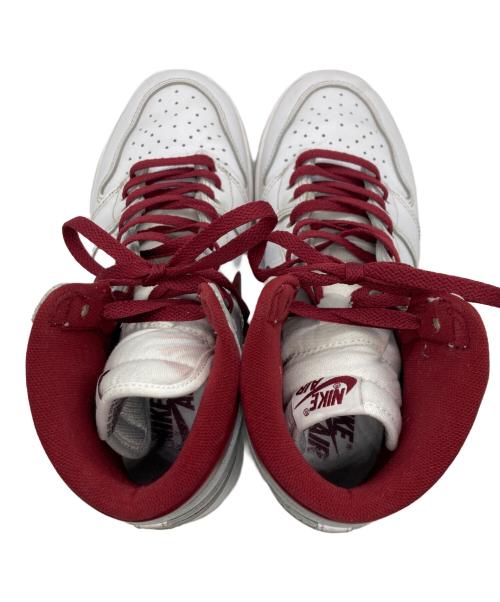 NIKE（ナイキ）NIKE (ナイキ) AIR JORDAN 1 HI '85 / エアジョーダン ホワイト×レッド サイズ:US9.5の古着・服飾アイテム