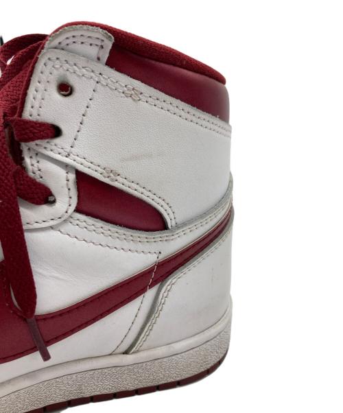 NIKE（ナイキ）NIKE (ナイキ) AIR JORDAN 1 HI '85 / エアジョーダン ホワイト×レッド サイズ:US9.5の古着・服飾アイテム