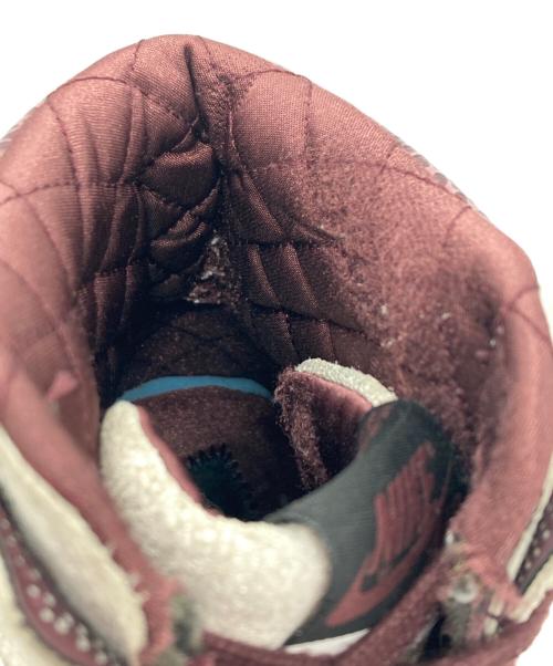 NIKE（ナイキ）NIKE (ナイキ) A Ma Maniere (ア・マ・マニエール) AIR JORDAN 1 RETRO HI OG / エアジョーダン ホワイト×ボルドー サイズ:US9.5の古着・服飾アイテム