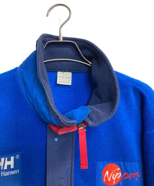 HELLY HANSEN（ヘリーハンセン）HELLY HANSEN (ヘリーハンセン) スナップボタンフリースプルオーバー ブルー サイズ:Lの古着・服飾アイテム