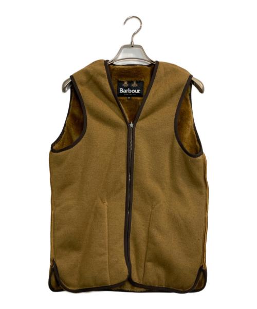 Barbour（バブアー）Barbour (バブアー) フロントジップ ファー ライナー ベスト ブラウン サイズ:36の古着・服飾アイテム