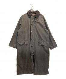 Barbour（バブアー）の古着「オーバーサイズバーレイワックスコート / Oversize BURGHLEY WAX」｜グレー