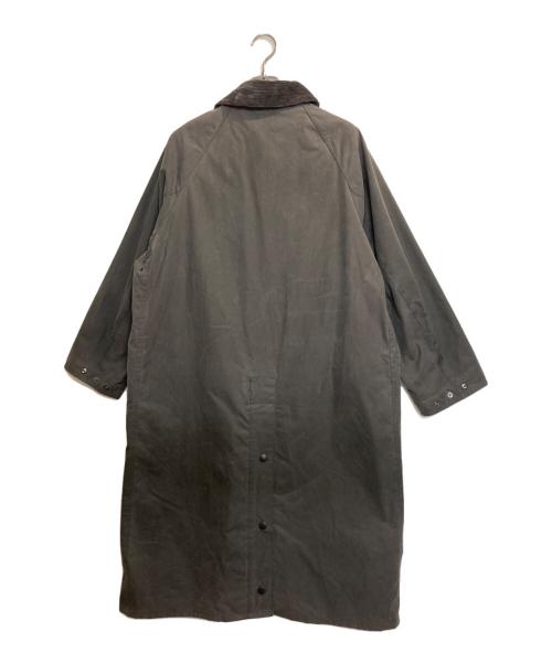 Barbour（バブアー）Barbour (バブアー) オーバーサイズバーレイワックスコート / Oversize BURGHLEY WAX グレー サイズ:36の古着・服飾アイテム