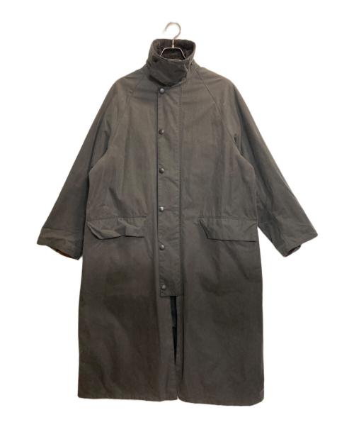 Barbour（バブアー）Barbour (バブアー) オーバーサイズバーレイワックスコート / Oversize BURGHLEY WAX グレー サイズ:36の古着・服飾アイテム