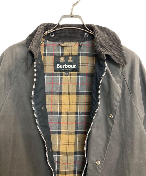 Barbour（バブアー）Barbour (バブアー) オーバーサイズバーレイワックスコート / Oversize BURGHLEY WAX グレー サイズ:36の古着・服飾アイテム
