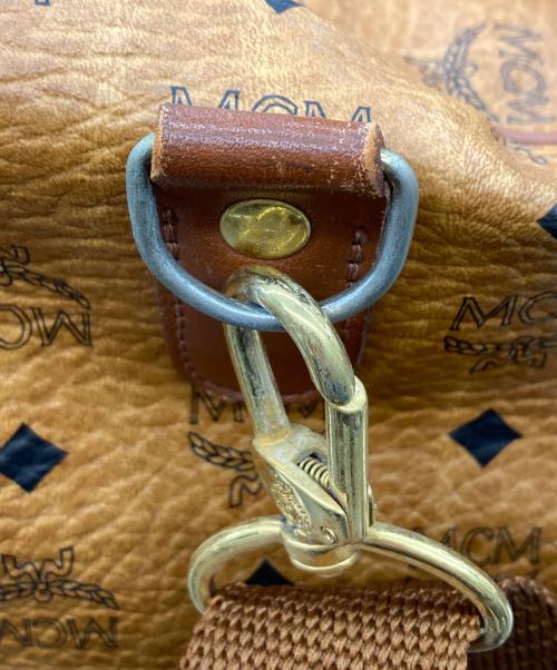 MCM（エムシーエム）MCM (エムシーエム) ヴィセトス柄ボストンバッグ ブラウンの古着・服飾アイテム