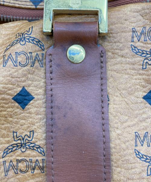 MCM（エムシーエム）MCM (エムシーエム) ヴィセトス柄ボストンバッグ ブラウンの古着・服飾アイテム