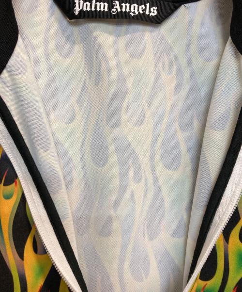 Palm Angels（パーム エンジェルス）Palm Angels (パーム エンジェルス) Burning Track Jacket/バーニングトラックジャケット グリーン×イエロー サイズ:Ｍの古着・服飾アイテム