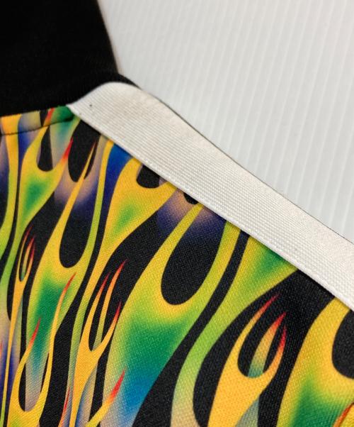 Palm Angels（パーム エンジェルス）Palm Angels (パーム エンジェルス) Burning Track Jacket/バーニングトラックジャケット グリーン×イエロー サイズ:Ｍの古着・服飾アイテム