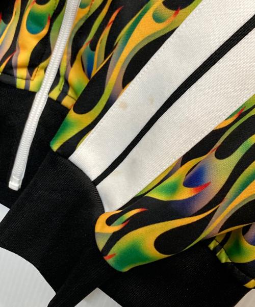 Palm Angels（パーム エンジェルス）Palm Angels (パーム エンジェルス) Burning Track Jacket/バーニングトラックジャケット グリーン×イエロー サイズ:Ｍの古着・服飾アイテム