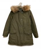 WOOLRICHウールリッチ）の古着「ファー付きダウンコート」｜グリーン