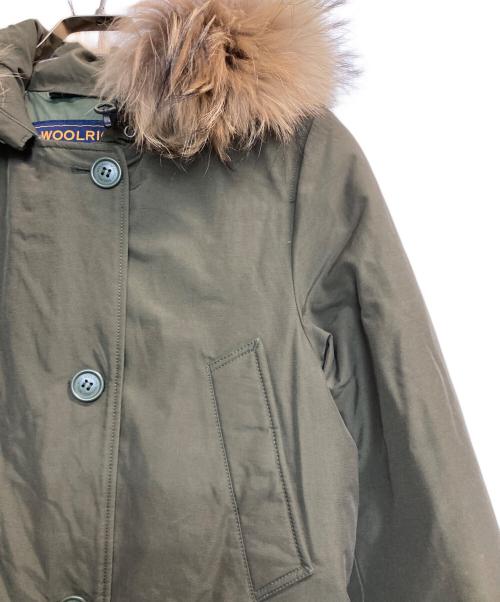 WOOLRICH（ウールリッチ）WOOLRICH (ウールリッチ) ファー付きダウンコート グリーン サイズ:ＸＳの古着・服飾アイテム
