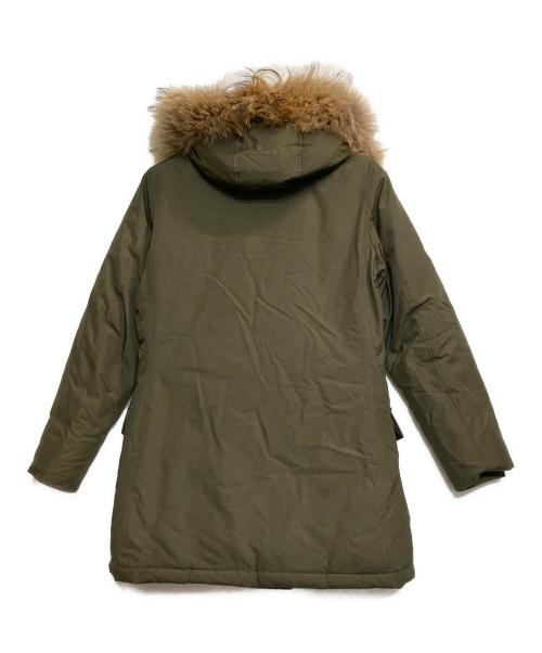 WOOLRICH（ウールリッチ）WOOLRICH (ウールリッチ) ファー付きダウンコート グリーン サイズ:ＸＳの古着・服飾アイテム