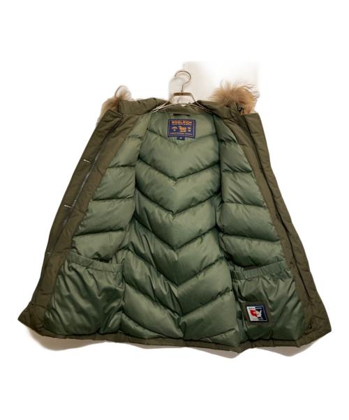 WOOLRICH（ウールリッチ）WOOLRICH (ウールリッチ) ファー付きダウンコート グリーン サイズ:ＸＳの古着・服飾アイテム