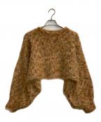 MACPHEEマカフィー）の古着「レオパード ショートプルオーバー」｜オレンジ