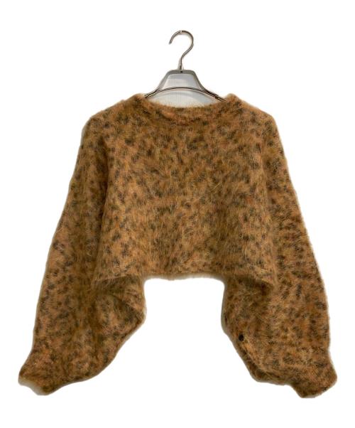 MACPHEE（マカフィー）MACPHEE (マカフィー) レオパード ショートプルオーバー オレンジ サイズ:Sの古着・服飾アイテム