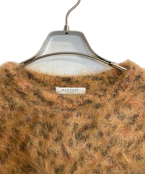 MACPHEE（マカフィー）MACPHEE (マカフィー) レオパード ショートプルオーバー オレンジ サイズ:Sの古着・服飾アイテム