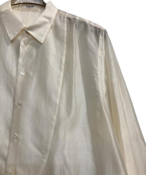 MACPHEE（マカフィー）MACPHEE (マカフィー) シースルーローンボザムチュニックシャツ アイボリー サイズ:36の古着・服飾アイテム