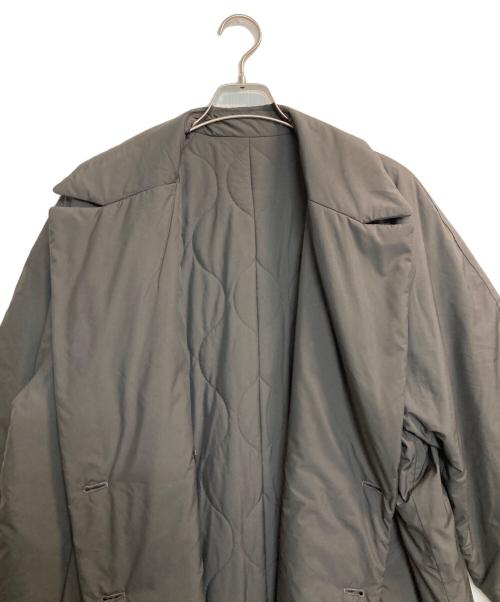 STATE OF MIND（ステートオブマインド）STATE OF MIND (ステートオブマインド) Fluffy padded coat グレー サイズ:Mの古着・服飾アイテム