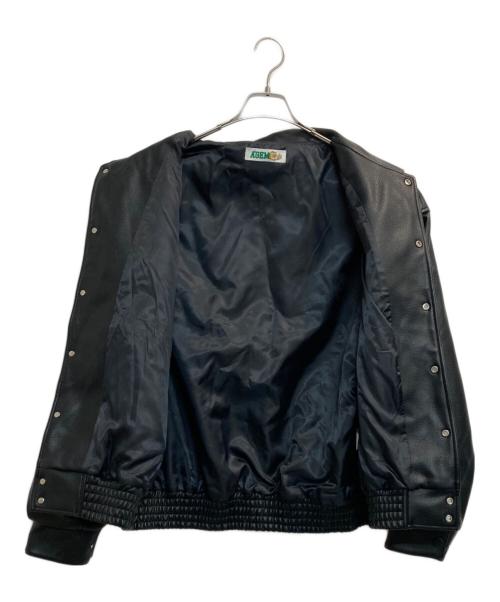 A'gem（エージェム）A'gem (エージェム) Fレザースタジャン ブラック サイズ:ＦＲＥＥの古着・服飾アイテム