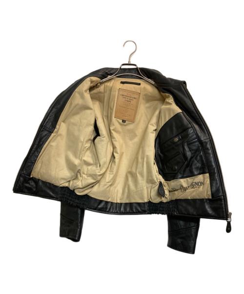 CHEVIGNON（シェビニオン）CHEVIGNON (シェビニオン) レザージャケット ブラック サイズ:Ｍの古着・服飾アイテム