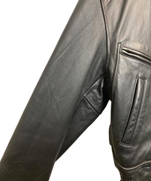 CHEVIGNON（シェビニオン）CHEVIGNON (シェビニオン) レザージャケット ブラック サイズ:Ｍの古着・服飾アイテム